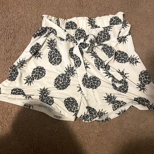 Cheetah Print Pineapple Shorts